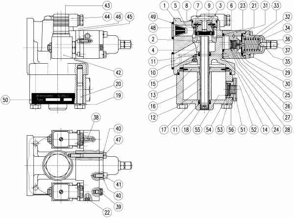 Elektro-Pneumatisches Bremsventil 54.004.2