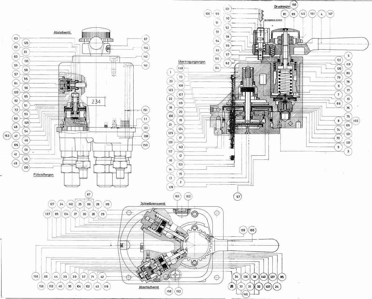 Führerbremsventil Type FV4 FV 4